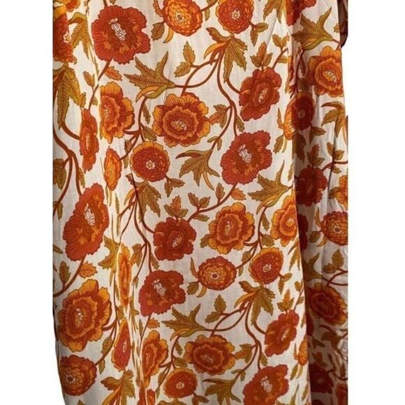 Qearal NWT women’s swing floral print scoop neck dress with pockets size/L - Picture 5 of 6
